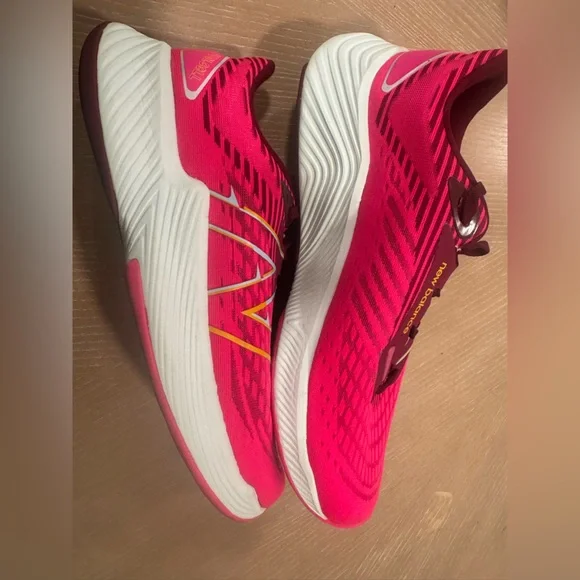 New Balance Women's FuelCell Prism V2. Fuchsia and Maroon Athletic Shoes - Picture 2 of 4